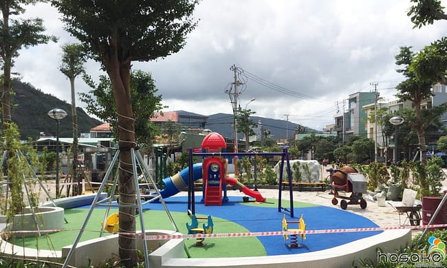 Dự án sân chơi trẻ em ngoài trời tại Ecolife Riverside