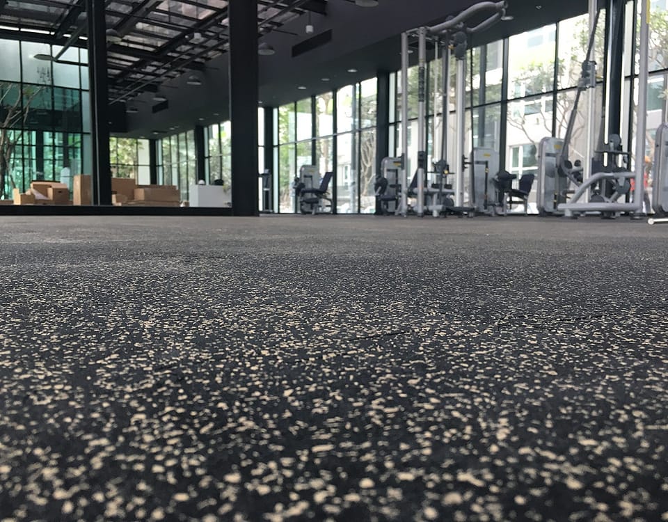Sàn cao su có độ dẻo và độ dàn hồi rất tốt